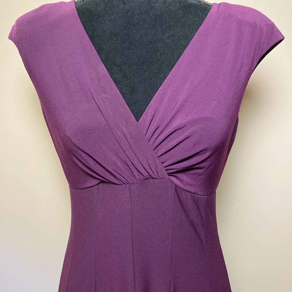 Ralph Lauren Dress, burgundy, size 6 - Picture 2 of 9
